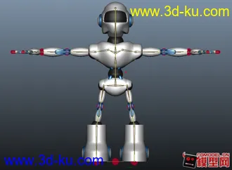 小玩具机器人模型的图片