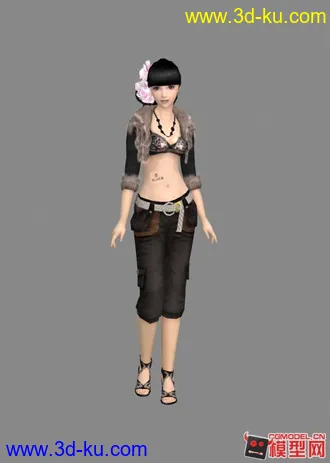 3D打印模型女人的图片