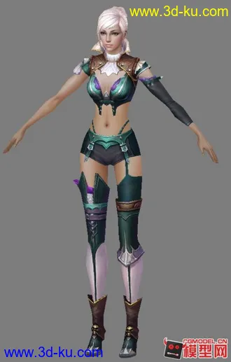 3D打印模型神魔大陆 不错的女性角色的图片