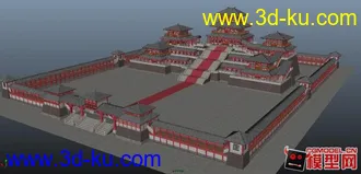 古建筑模型的图片