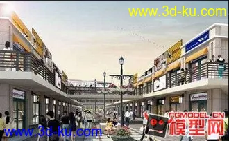 3D打印模型建筑场景的图片