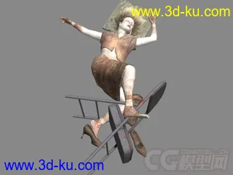 3D打印模型刚转的“死刑犯”之“美女”的图片