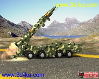 3D打印模型导弹发射动画的图片