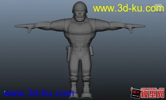 高精致士兵模型的图片