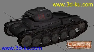3D打印模型《战地１９４２》2号轻型坦克的图片