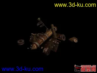 3D打印模型撞城车场景练习~的图片