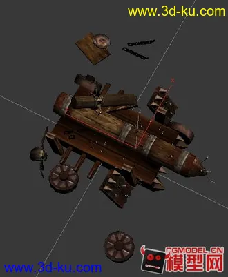 3D打印模型撞城车场景练习~的图片