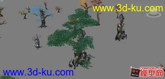 轩辕传奇植物合集（一）模型贴图下载的图片