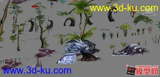 轩辕传奇植物合集（二）模型贴图下载的图片