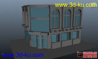 3D打印模型欧式售楼处的图片