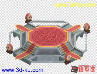 3D打印模型Q版擂台部件的图片