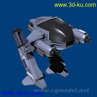 3D打印模型机械战警里的ED-209的图片
