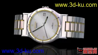 3D打印模型闲来无事学习渲染手表的图片