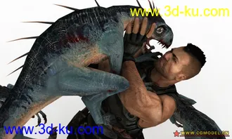 3D打印模型[首发] 恐龙猎人场景的图片