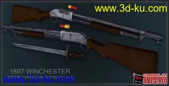 3D打印模型1897winchestermodel的图片