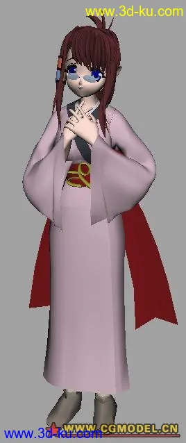 和服MM的POSE模型的图片