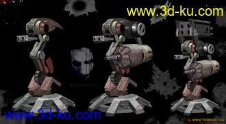 3D打印模型机器体的图片