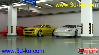 3D打印模型闲时渲染—车库的图片