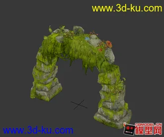 3D打印模型石门的图片