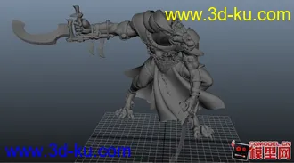 3D打印模型狼人形象！可提供下载的图片