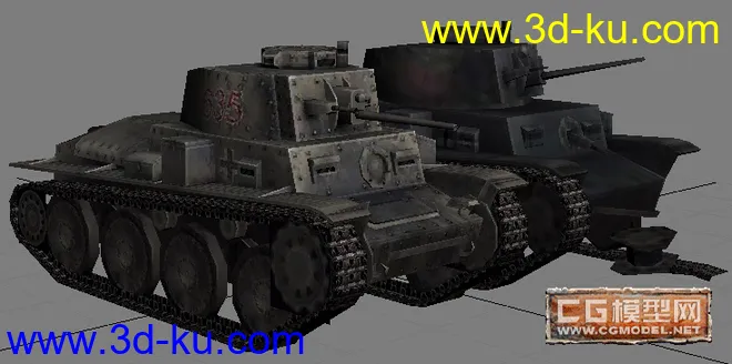 《战地１９４２》P38坦克模型的图片1