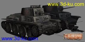 3D打印模型《战地１９４２》P38坦克的图片