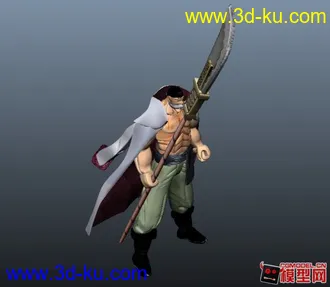 海贼王白胡子模型的图片