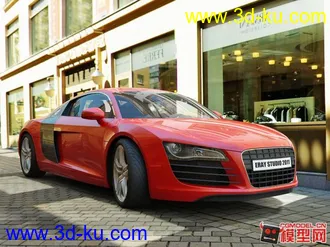 奥迪R8场景模型下载的图片