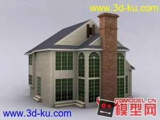 3D打印模型别墅的图片