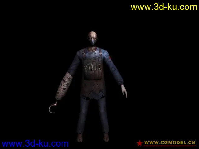 cs反恐精英online模型分享(带贴图带骨骼) 僵尸篇的图片3