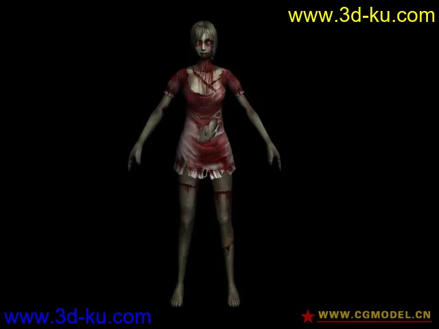 cs反恐精英online模型分享(带贴图带骨骼) 僵尸篇的图片6
