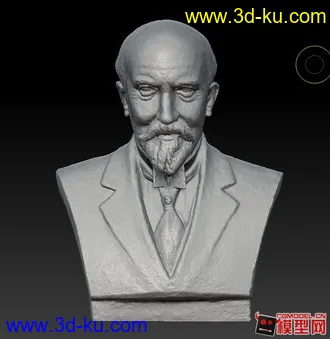 3D打印模型一个人物头像的图片