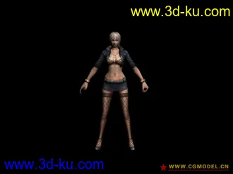 cs反恐精英online模型分享(带贴图带骨骼) 女性角色篇的图片