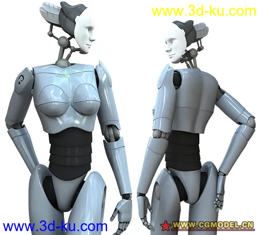 机器人，女（新来的请大家捧场）模型的图片1