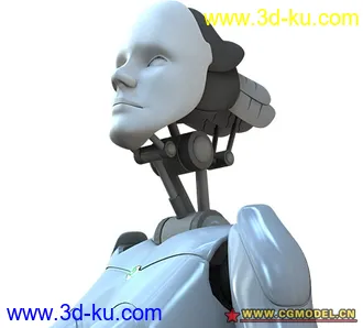 3D打印模型机器人，女（新来的请大家捧场）的图片