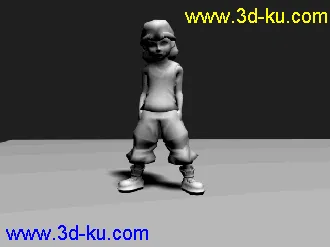 3D打印模型HIPHOP街舞男孩有绑定的图片