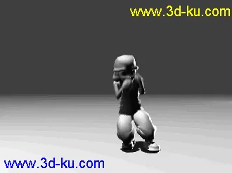 3D打印模型HIPHOP街舞男孩有绑定的图片