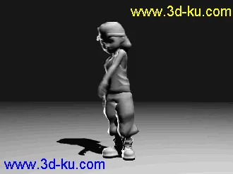 3D打印模型HIPHOP街舞男孩有绑定的图片