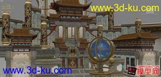 【独家首发】笑傲江湖洛阳一角 建筑模型贴图下载  更多精彩敬请期待。。。的图片