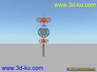 3D打印模型中国结，用的下的图片