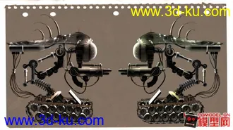 3D打印模型机械坦克的图片