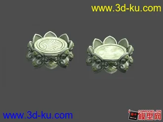 3D打印模型桃花源记—荷花台的图片
