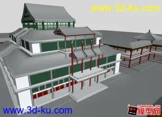 3D打印模型古建的图片