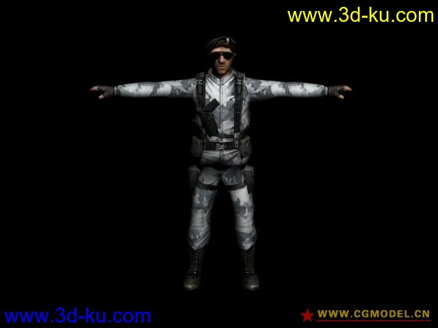 cs反恐精英online模型分享(带贴图带骨骼) 男性角色篇的图片5