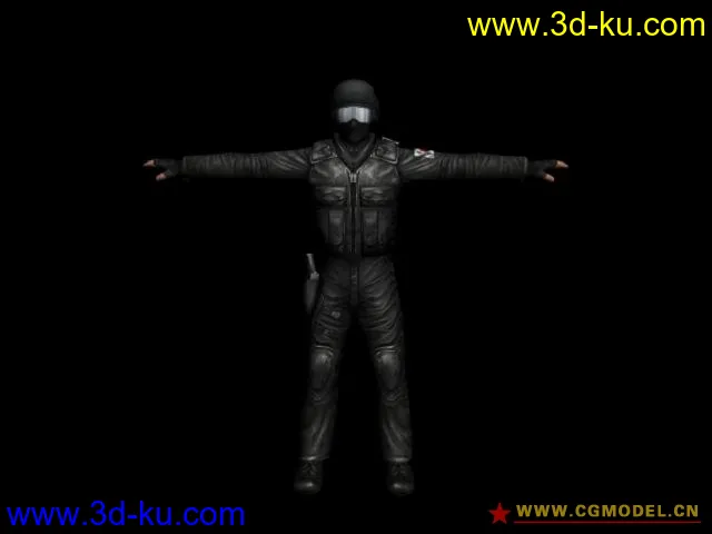 cs反恐精英online模型分享(带贴图带骨骼) 男性角色篇的图片8