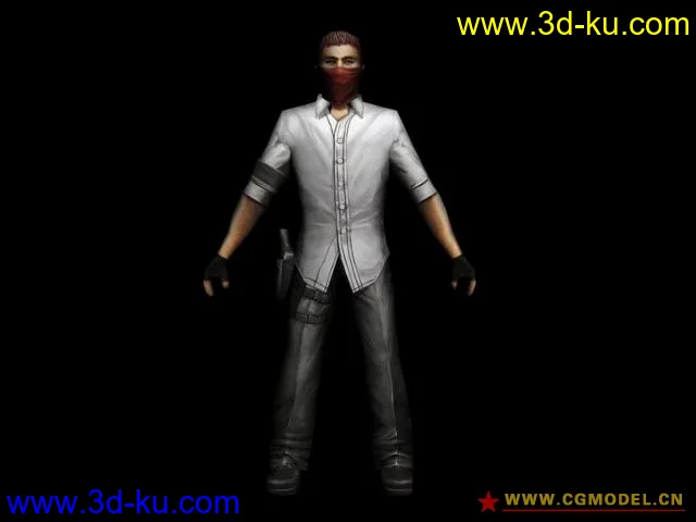 cs反恐精英online模型分享(带贴图带骨骼) 男性角色篇的图片12