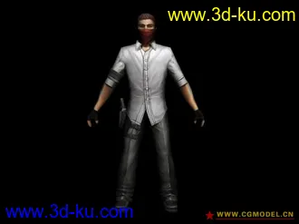 cs反恐精英online模型分享(带贴图带骨骼) 男性角色篇的图片