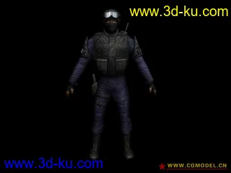 cs反恐精英online模型分享(带贴图带骨骼) 男性角色篇的图片