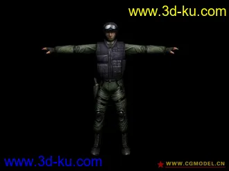 cs反恐精英online模型分享(带贴图带骨骼) 男性角色篇的图片