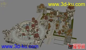 【重磅炸弹】笑傲江湖 洛阳城全景模型贴图闪亮呈现（一）的图片